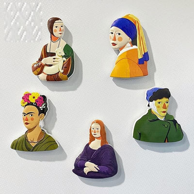 Paintings&People Fridge Magnet - Down&Town